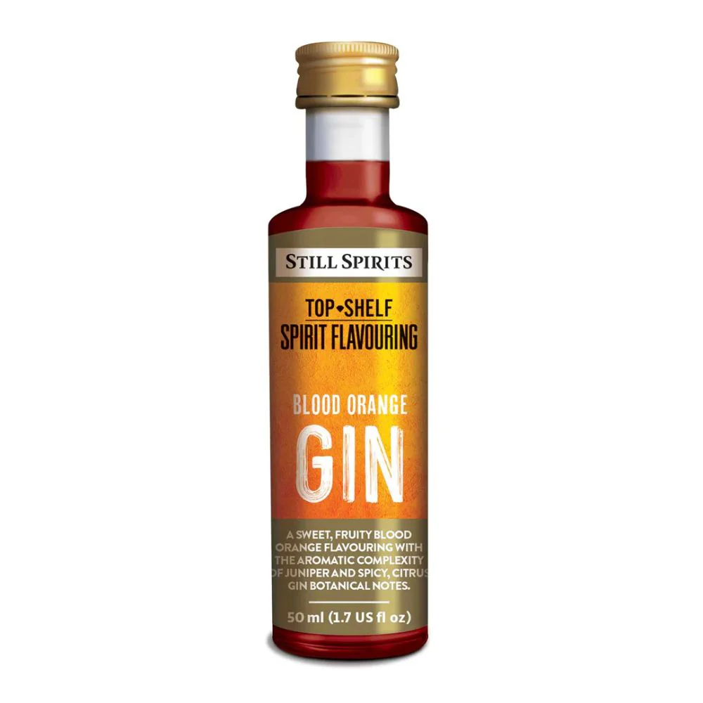 Still Spirits - Top Shelf Blood Orange Gin Spirit Flavouring - 50mL