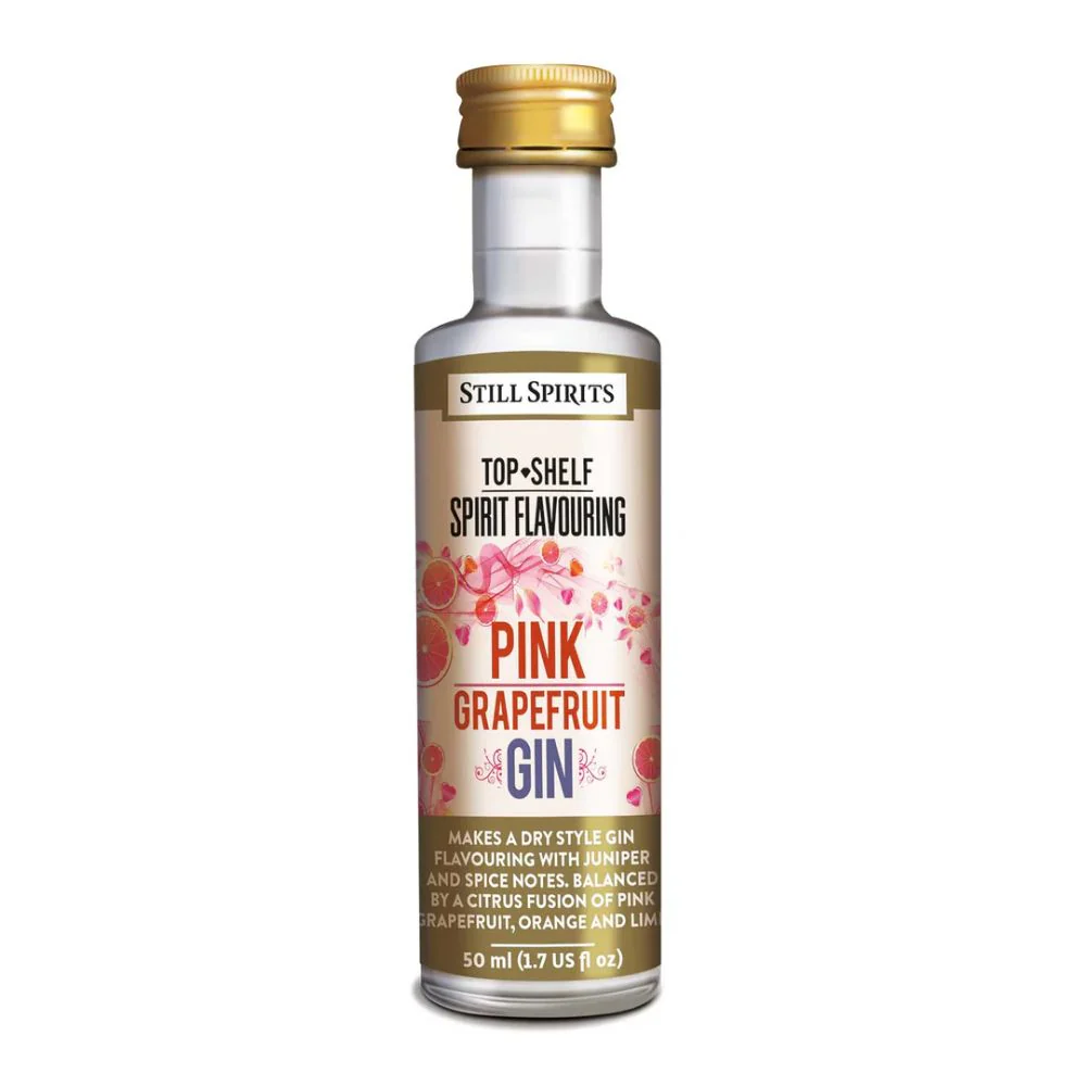 Still Spirits - Top Shelf Pink Grapefruit Gin Spirit Flavouring - 50mL