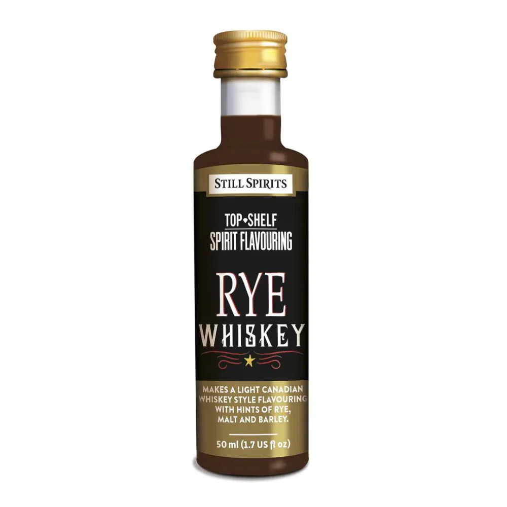 Still Spirits - Top Shelf Rye Whiskey Spirit Flavouring - 50mL