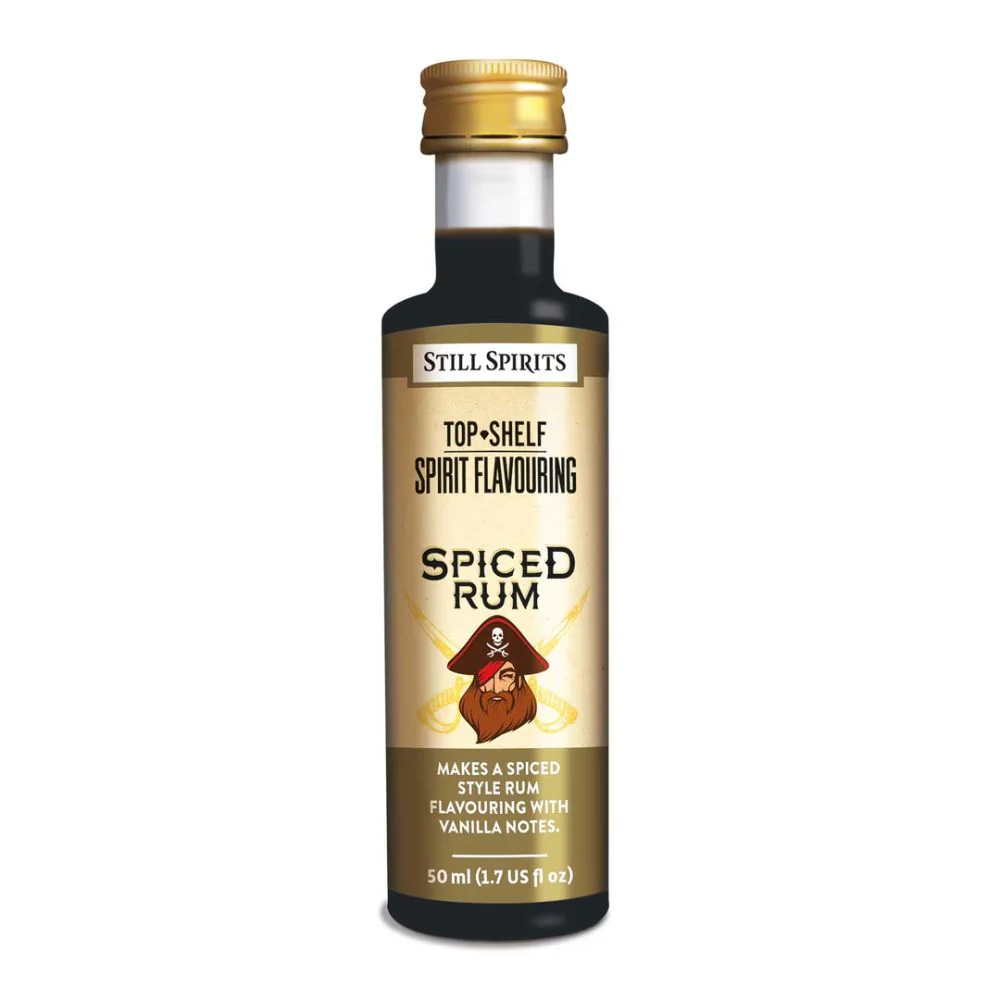 Still Spirits - Top Shelf Spiced Rum Spirit Flavouring - 50mL