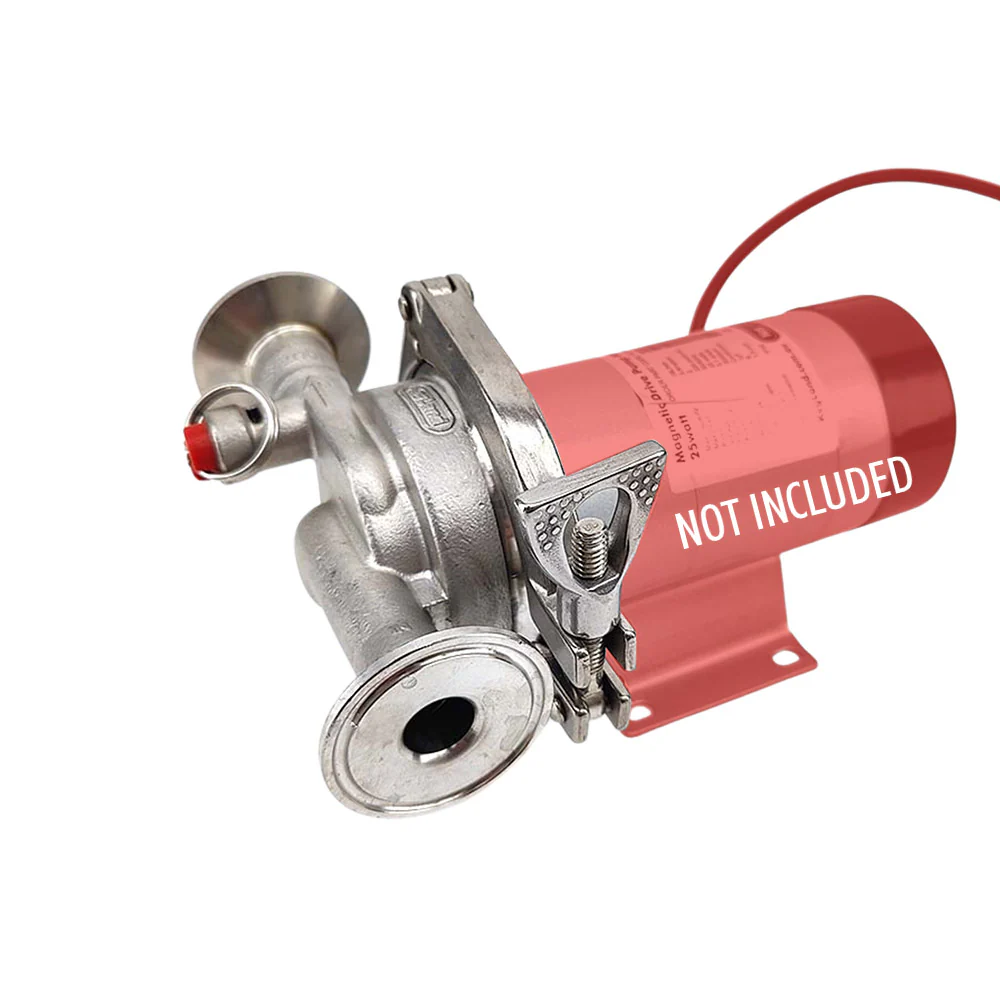 TC Breakdown - 3 Inch TC x 1.5 Inch TC Input/Output  25w Pump Conversion Kit