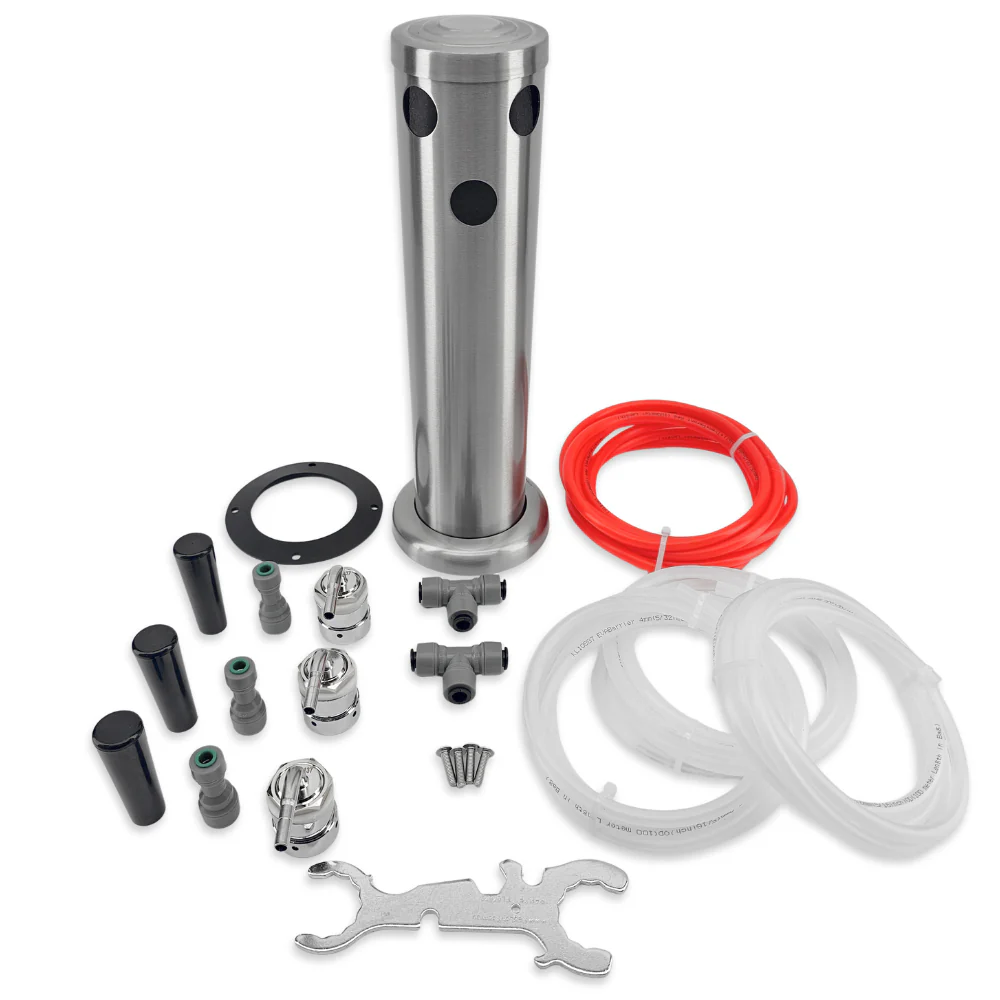 Triple Tap Stainless Steel Totem Font Kit (Without Tap)