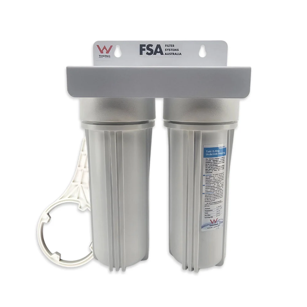 Twin Body Undersink Water Filter Housing | Watermark Certified GT1-3W